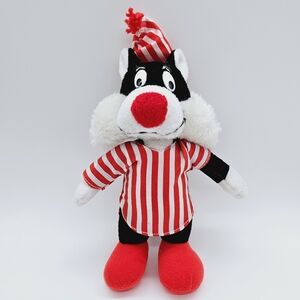 VINTAGE | 1992 Sylvester in pajamas plush stuffed toy